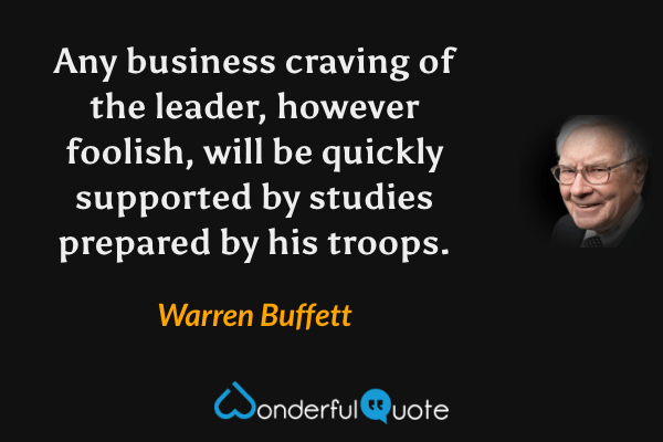 warren buffett quotes on leadership